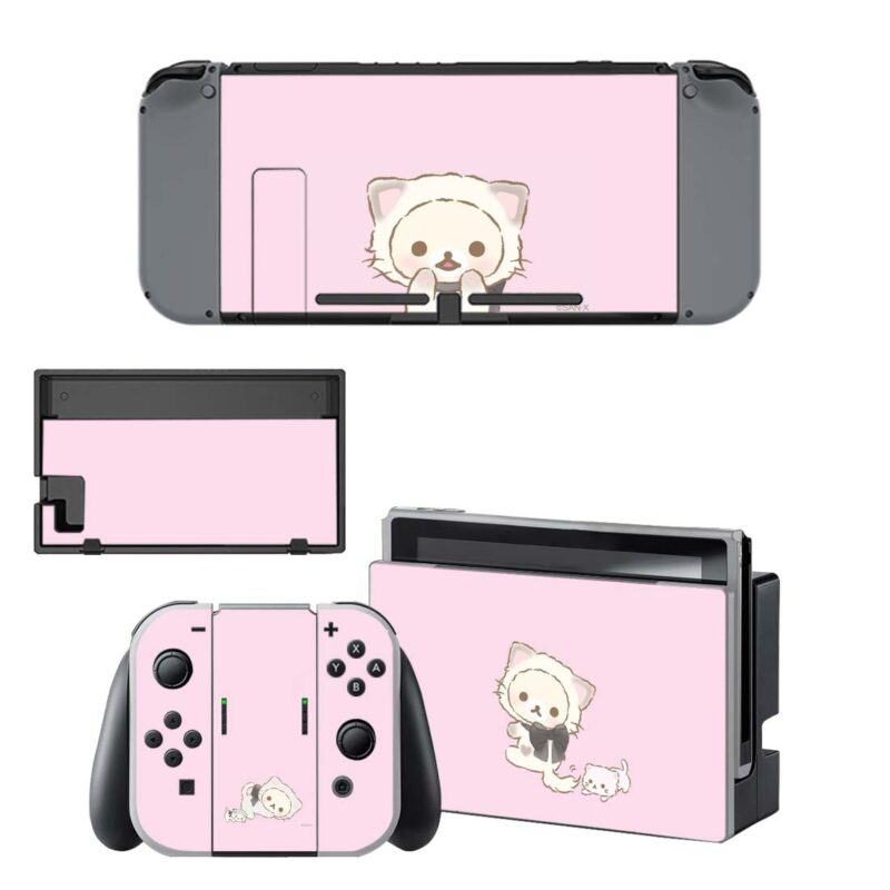 Cute Cat Skin Sticker For Nintendo Switch