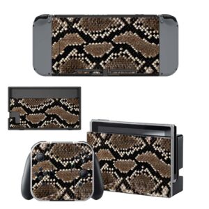 Faux Python Snake Skin Nintendo Switch Skin Sticker Decal