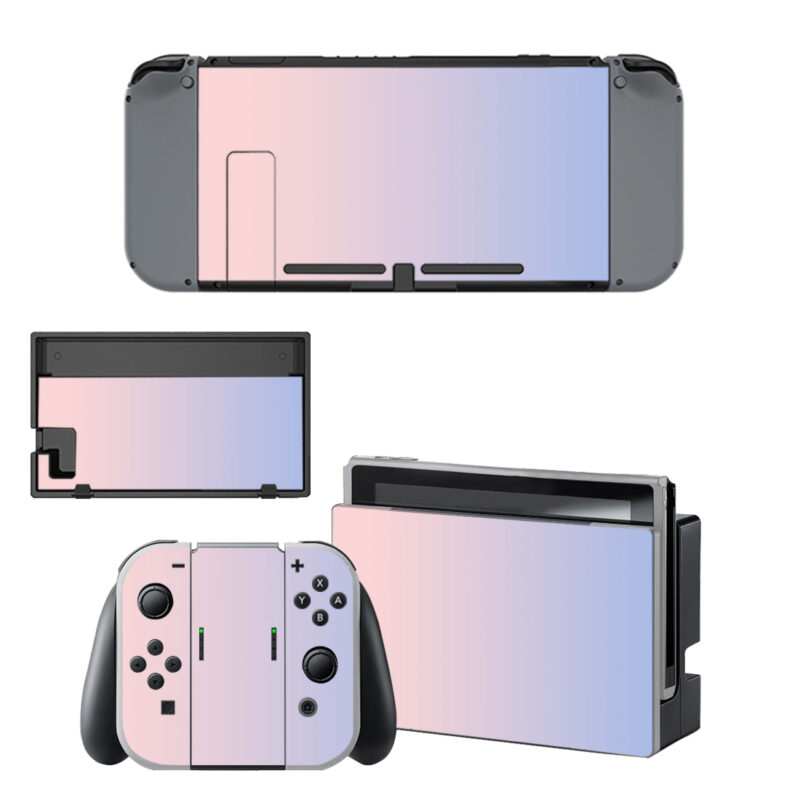 Pastel Duo Color Skin Sticker For Nintendo Switch