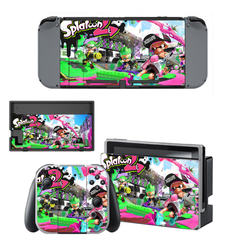 Splatoon II Nintendo Switch Skin Sticker Decal