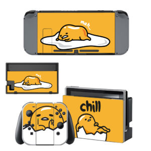 Gudetama Skin Sticker For Nintendo Switch