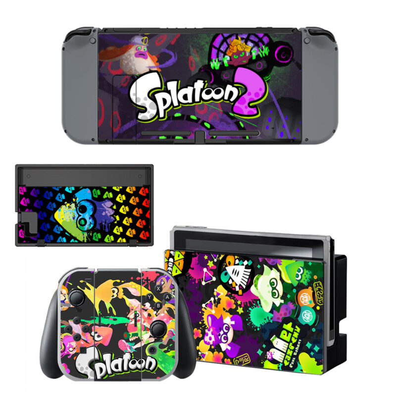 Splatoon II Skin Sticker For Nintendo Switch Design 4