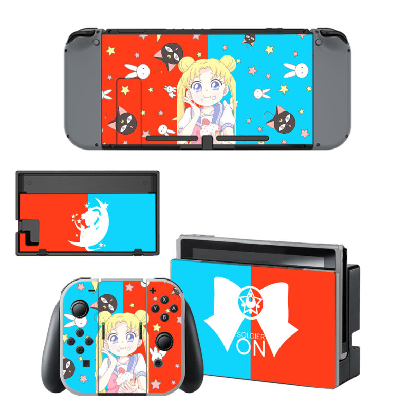 Sailor Moon Skin Sticker For Nintendo Switch Design 4