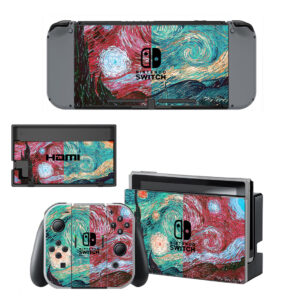 Starry Night Skin Sticker For Nintendo Switch