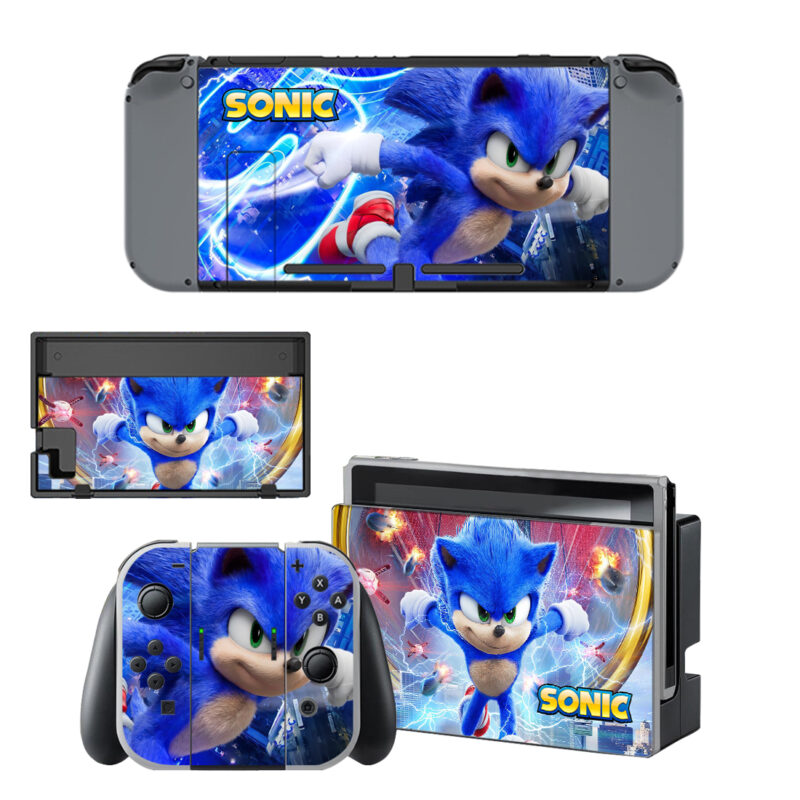 Sonic Skin Sticker For Nintendo Switch