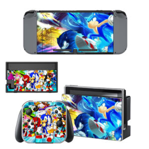 Sonic Skin Sticker For Nintendo Switch Design 1