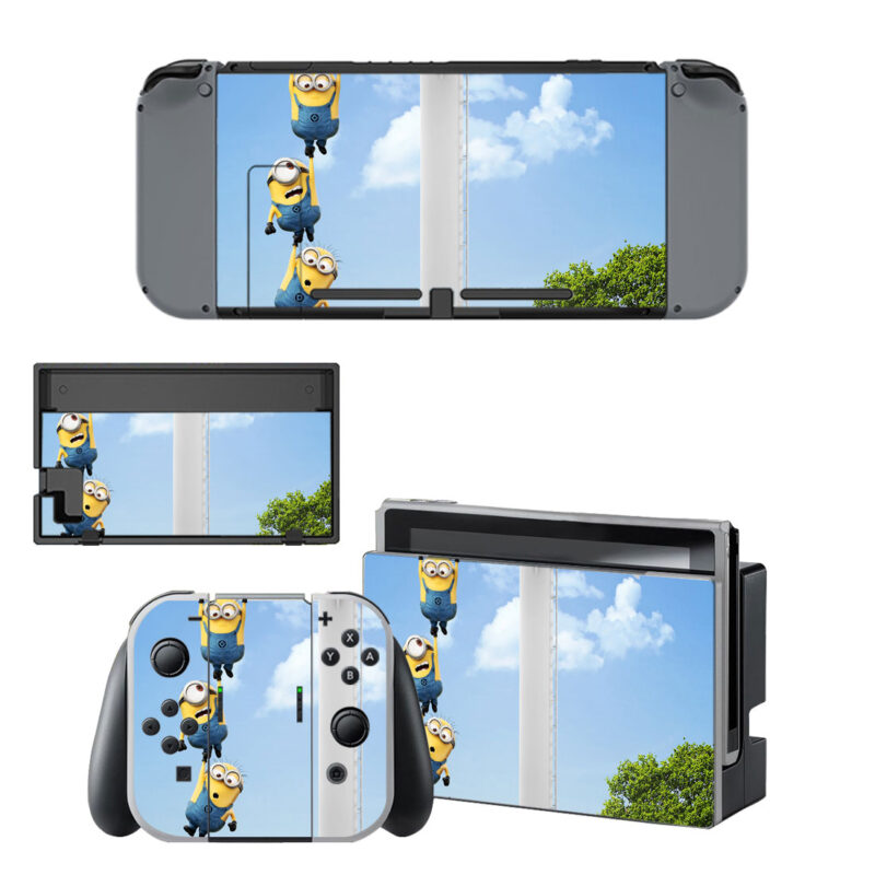 Minions Skin Sticker For Nintendo Switch