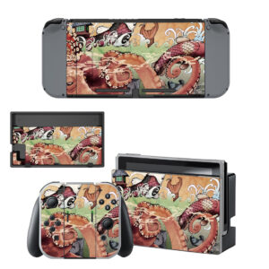 Octopus Skin Sticker For Nintendo Switch