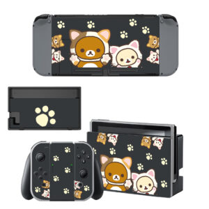 Rilakkuma Nintendo Switch Skin Sticker Decal Design 1