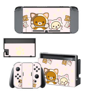 Rilakkuma Skin Sticker For Nintendo Switch Design 2