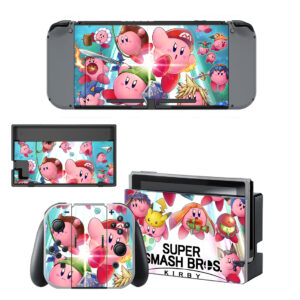 Kirby Skin Sticker For Nintendo Switch