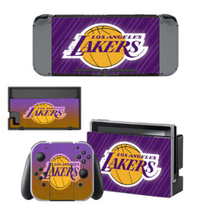 Los Angeles Lakers Skin Sticker For Nintendo Switch