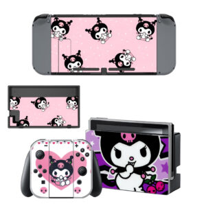 Kuromi Nintendo Switch Skin Sticker Decal Design 3