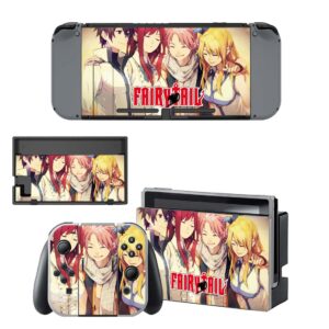 Fairy Tail Skin Sticker For Nintendo Switch Design 1