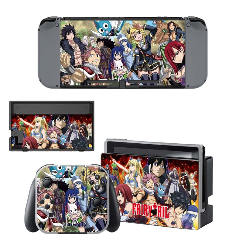 Fairy Tail Nintendo Switch Skin Sticker Decal Design 1