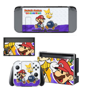 Paper Mario Origami King Skin Sticker For Nintendo Switch Design 2