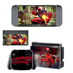 Dead Pool Skin Sticker For Nintendo Switch