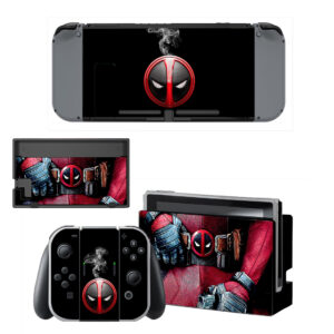 Dead Pool Logo Skin Sticker For Nintendo Switch