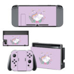 Cute Caticorn Skin Sticker For Nintendo Switch