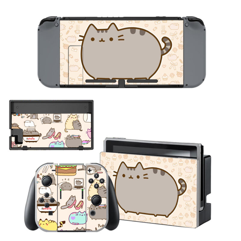 Pusheen The Cat Nintendo Switch Skin Sticker Decal