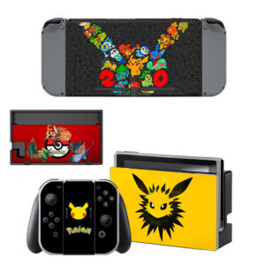 Pokemon Pikachu Nintendo Switch Skin Sticker Decal Design 6