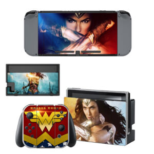 Wonder Woman Skin Sticker For Nintendo Switch