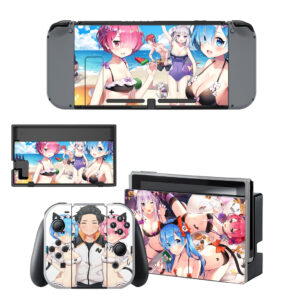 Re Zero Kara Hajimeru Isekai Seikatsu Skin Sticker For Nintendo Switch