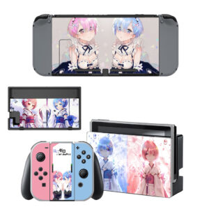 Re Zero Kara Hajimeru Isekai Seikatsu Nintendo Switch Skin Sticker Decal