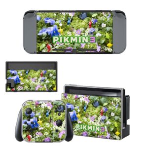 Pikmin III Nintendo Switch Skin Sticker Decal