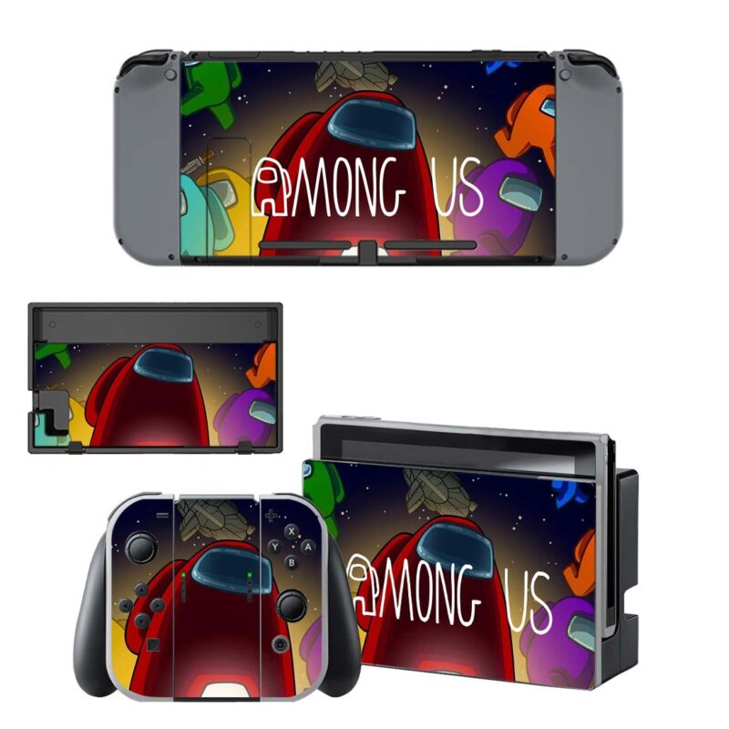 Among Us Skin Sticker For Nintendo Switch