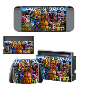 Fnaf World Nintendo Switch Skin Sticker Decal