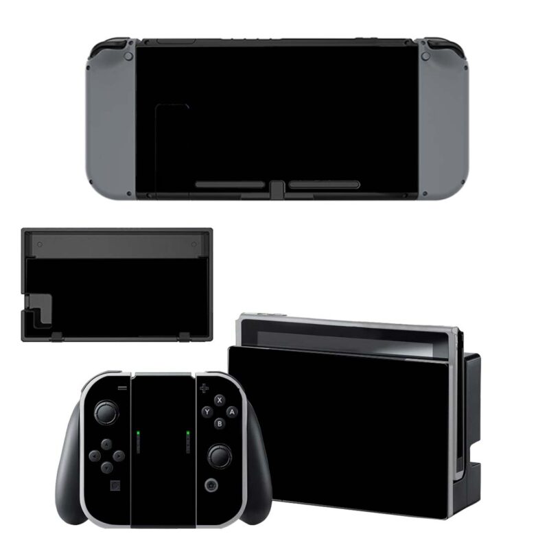 Black Nintendo Switch Skin Sticker Decal