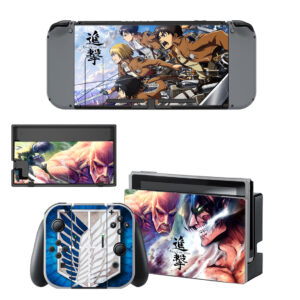 Attack On Titan Nintendo Switch Skin Sticker Decal Design 1