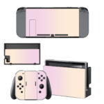 Pink Nintendo Switch Skin Sticker Decal Design 1