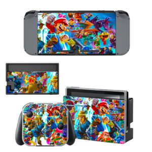 Super Mario Nintendo Switch Skin Sticker Decal Design 1