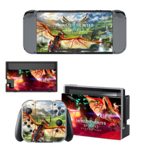 Monster Hunter Stories II Skin Sticker For Nintendo Switch Design 1