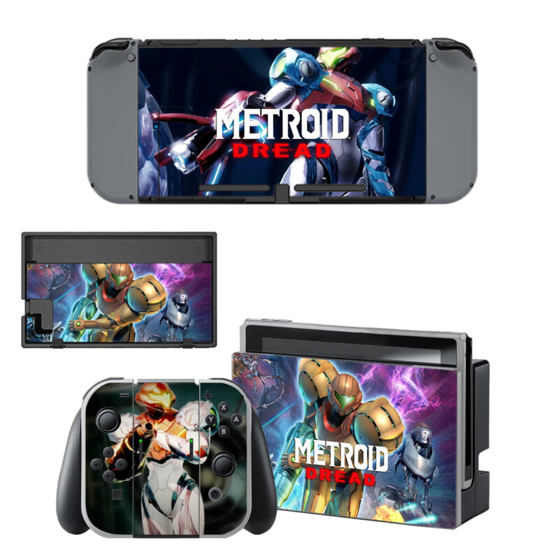 Metroid Dread Skin Sticker For Nintendo Switch Design 1