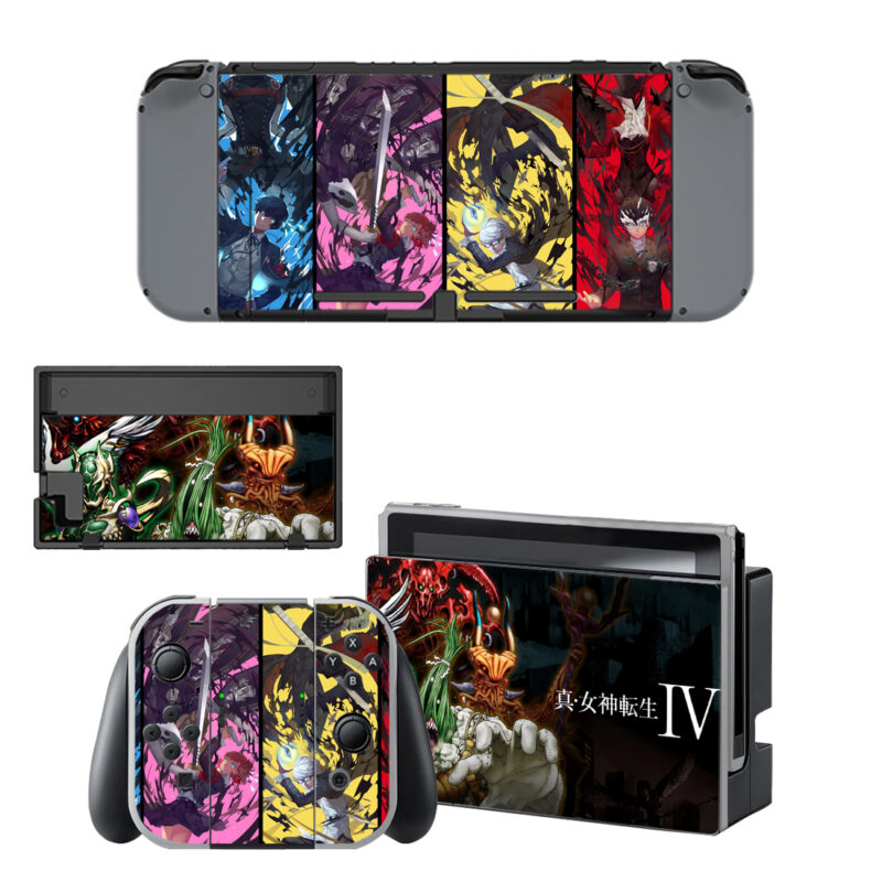 Shin Megami Tensei IV Nintendo Switch Skin Sticker Decal