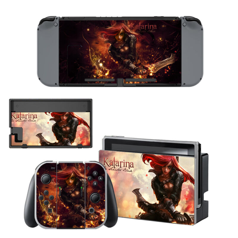 Katarina Nintendo Switch Skin Sticker Decal