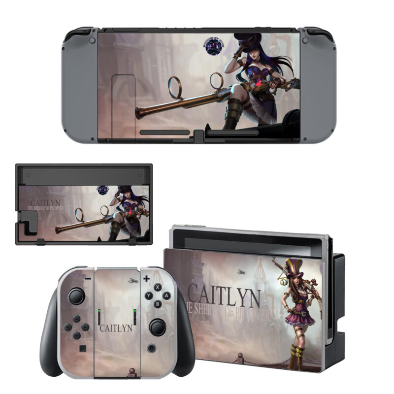 Caitlyn Nintendo Switch Skin Sticker Decal