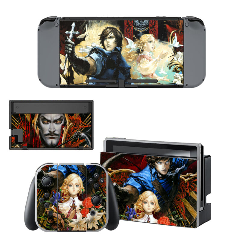 Castlevania The Dracula X Chronicles Nintendo Switch Skin Sticker Decal