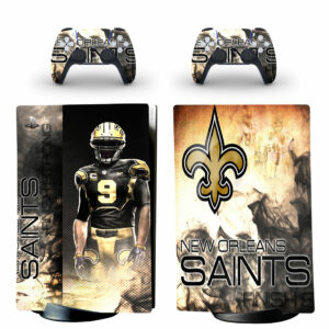 New Orleans Saints Skin Sticker For PS5 Skin And Controllers