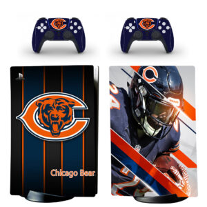 Chicago Bears Skin Sticker For PS5 Skin And Controllers