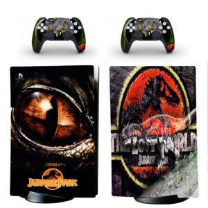 Jurassic Park Skin Sticker For PS5 Skin And Controllers