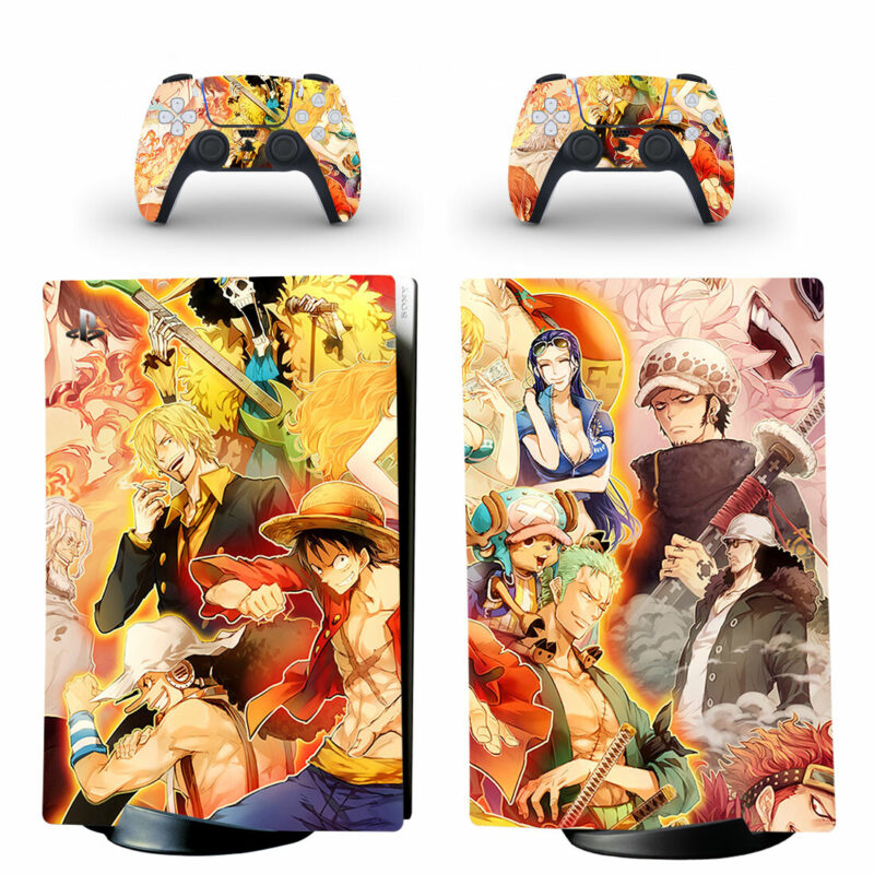 One Piece Wano Kunil Skin Sticker For PS5 Skin And Controllers