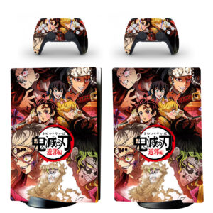 Demon Slayer Season 2 Skin Sticker For PS5 Skin And Controllers