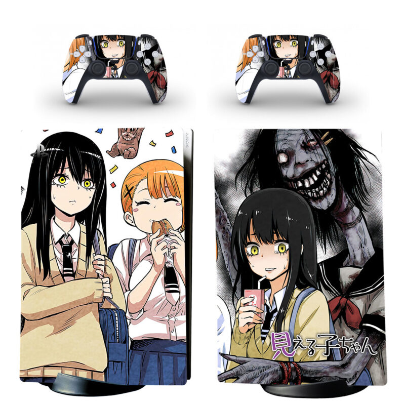 Mieruko-chan Skin Sticker For PS5 Skin And Controllers