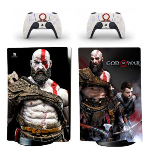 God Of War Skin Sticker For PS5 Skin And Controllers Design 1