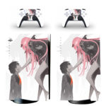 Zero Two And Hiro Skin Sticker For PS5 Skin And Controllers