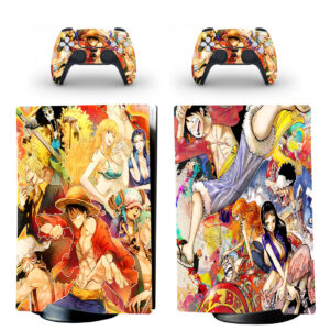 One Piece Skin Sticker Decal For PlayStation 5 Design 2